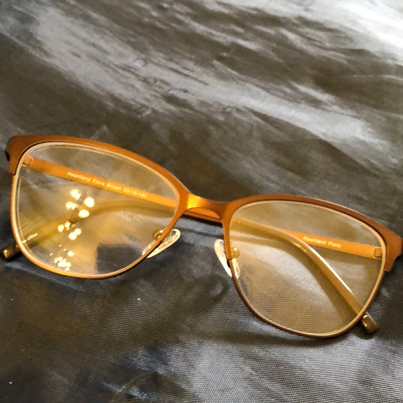 Brown Metal Eyeglasses - Picture 1 of 3